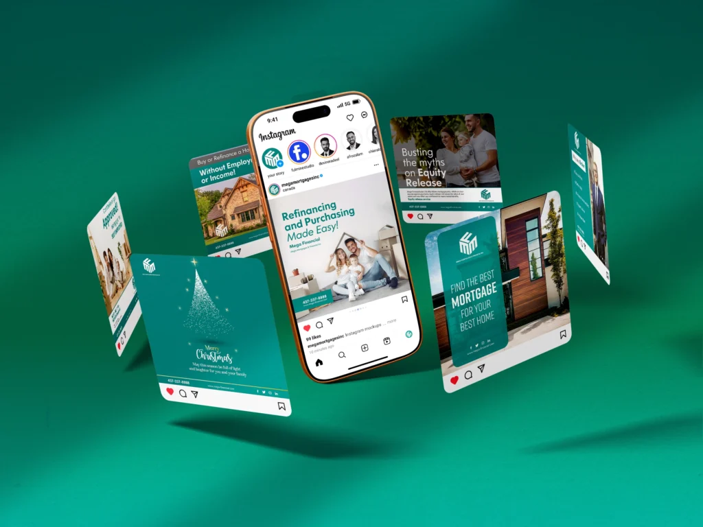 Sito web Mega Mortgages & Financial su dispositivi mobile