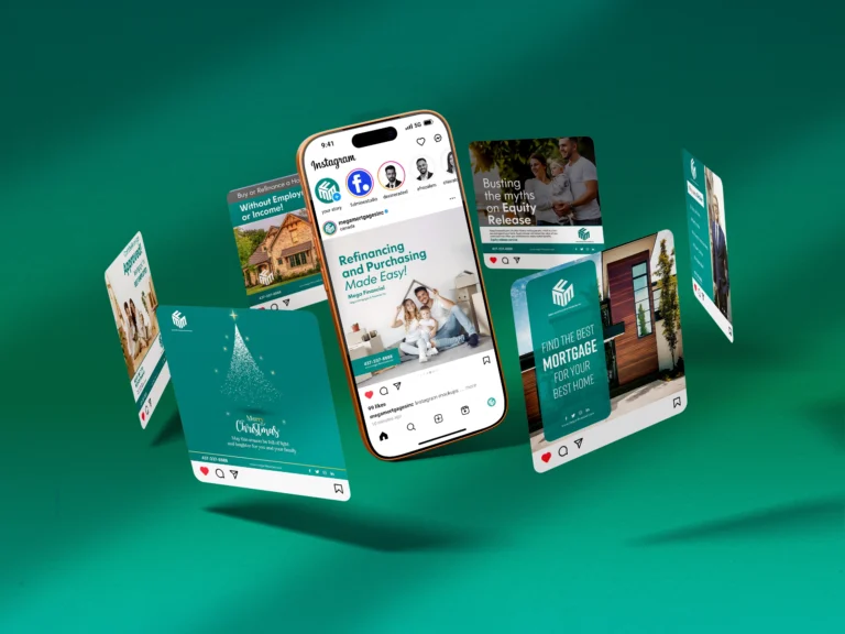 Sito web Mega Mortgages & Financial su dispositivi mobile